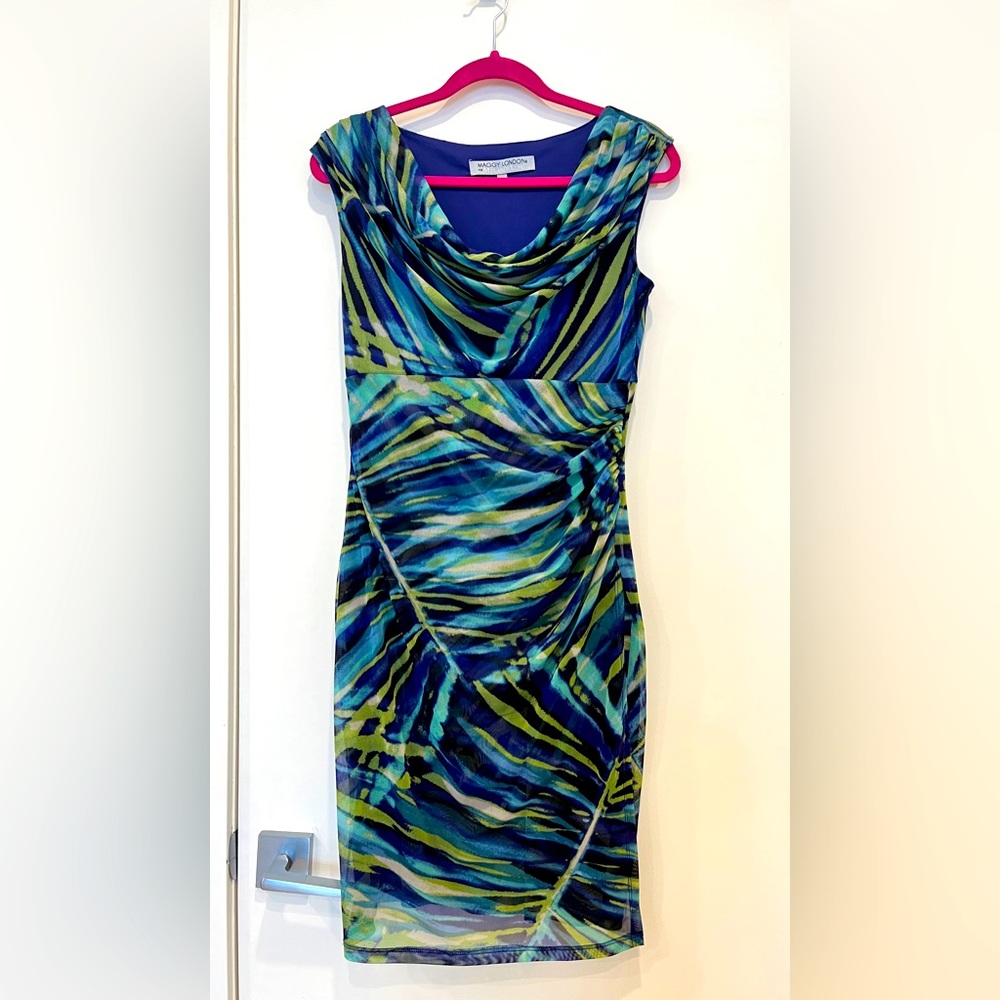 3 for 25 Maggy London Palm Dress size 4